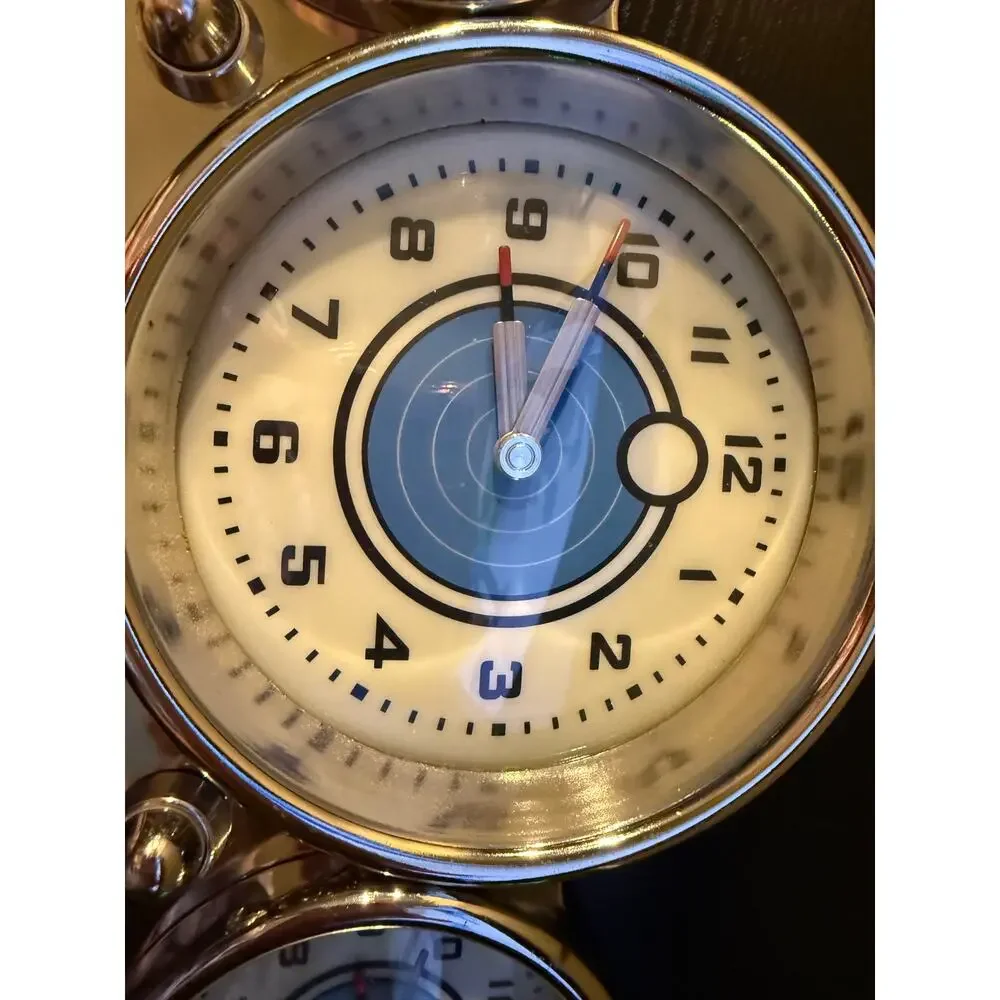 Pottery Barn Light Up Dashboard Clock with Box Works Perfectly